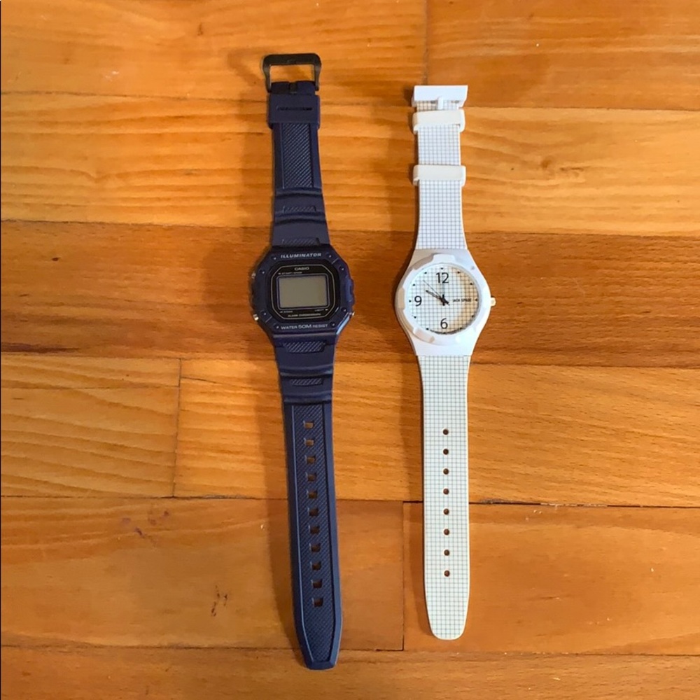 Casio and Jack Spade watches